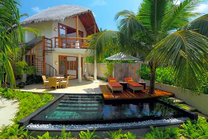 Double Storey Beach Villa with Private Pool