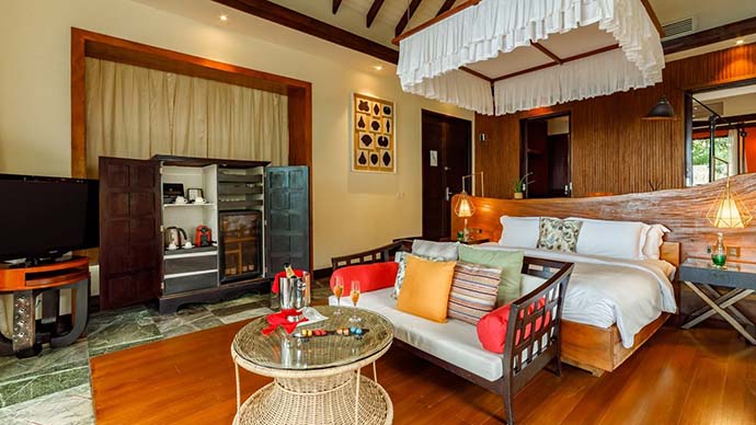 Earth Pool Villa Sunset