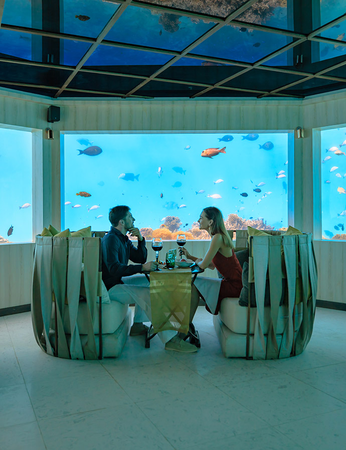 Podvodni restoran u OZEN LIFE MAADHOO
