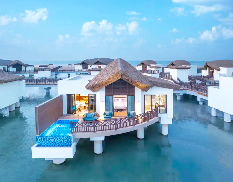 Over Water Pool Villa